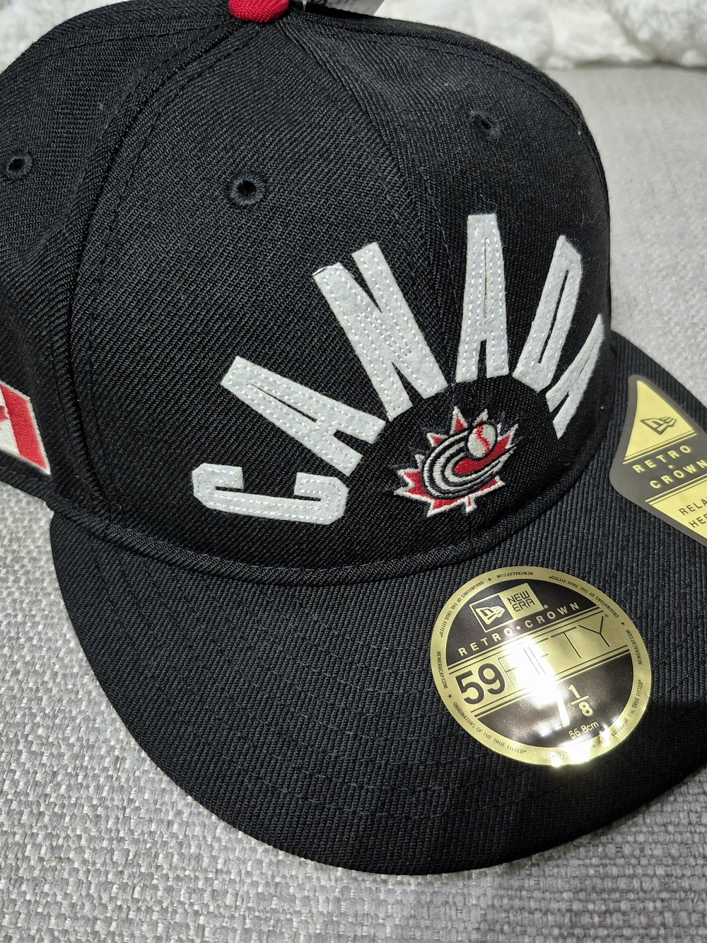 New Era 59FIFTY Retro Crown Team Canada World Baseball Classic Fitted Hat 7 1/8